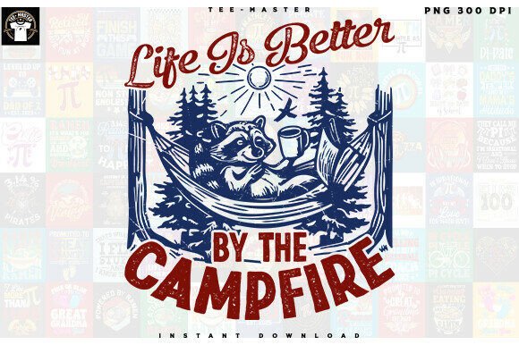 Download Vintage Outdoor Raccoon Camp Camping PNG - Premium Resources